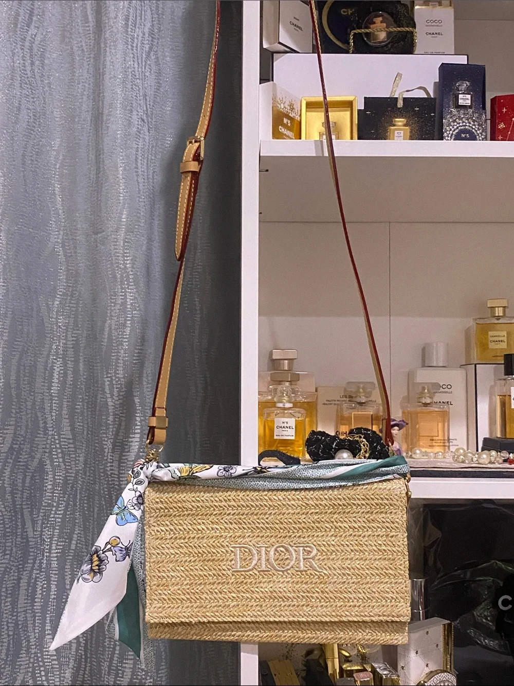 Dior Raffia Bag